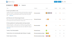 Desktop Screenshot of forums.tversity.com